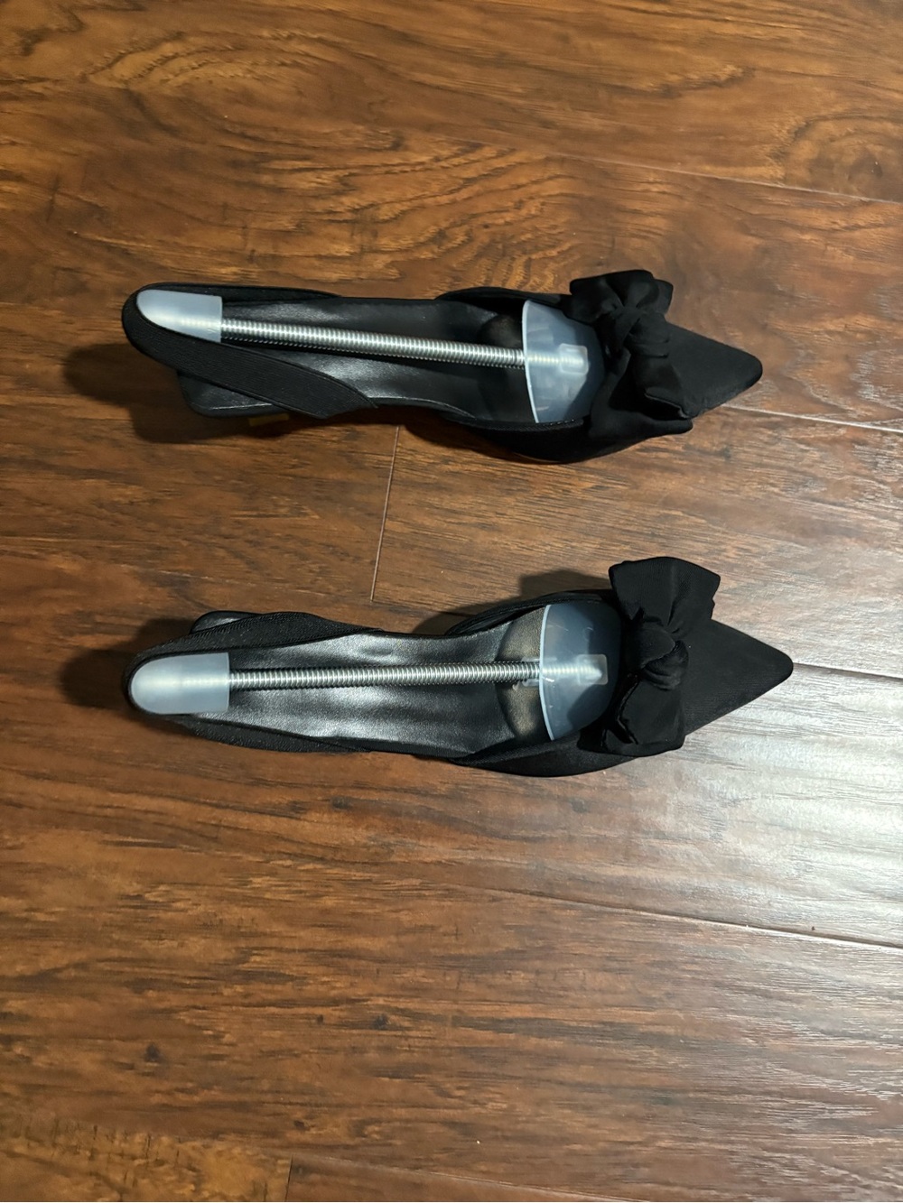 Black Bow Pointed Toe Women’s Flats